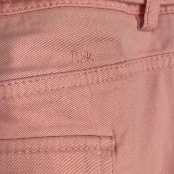 Tommy Hilfiger Belted Straight Leg Pants Womens 10 Pockets Y2K Barbiecore Casual - Picture 11 of 14